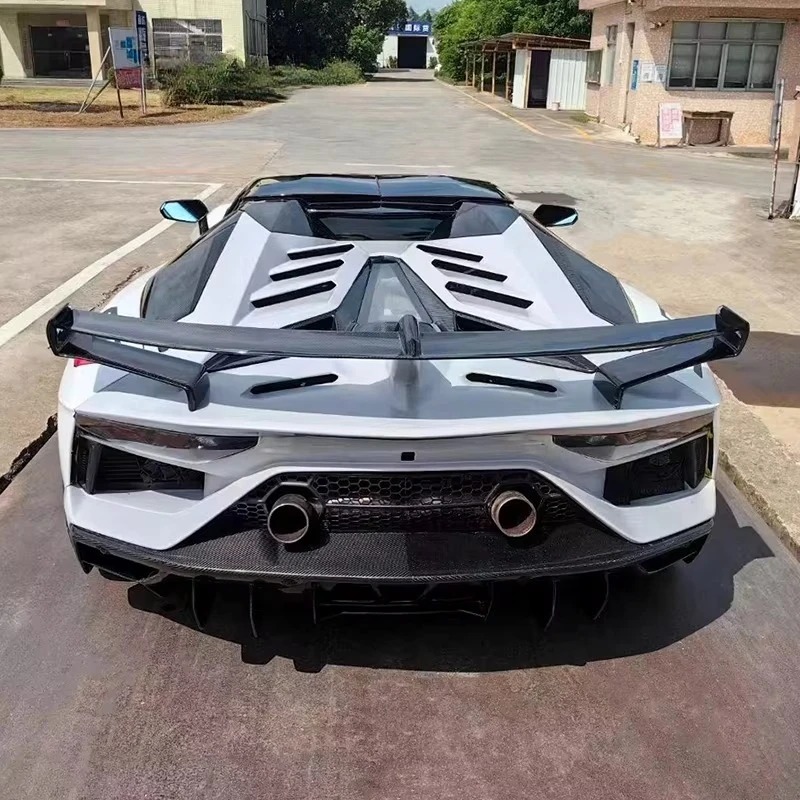 1:1 Dry Carbon Fiber Excellent Quality SVJ Body Kits for Aventador LP700 LP720 LP740 LP750 Bumper Side Skirt Wing